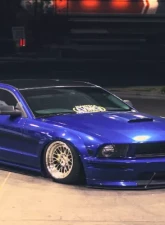 Vicrez DR Front Bumper Lip Splitter Ford Mustang 2005-2009                                     - vz101600-SB - Image 3