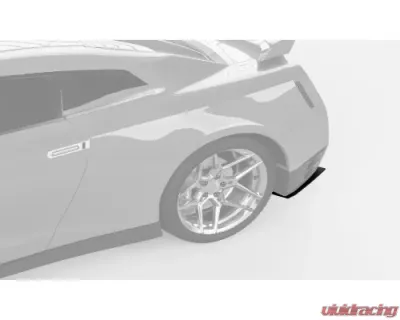Vicrez LV Rear Bumper Side Splitters Nissan GTR R35 2007-2019 - vz101670-DC