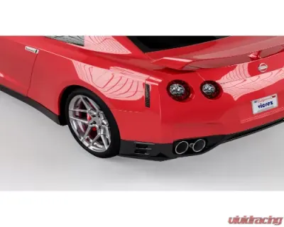 Vicrez LV Rear Bumper Side Splitters Nissan GTR R35 2007-2019 - vz101670-DC