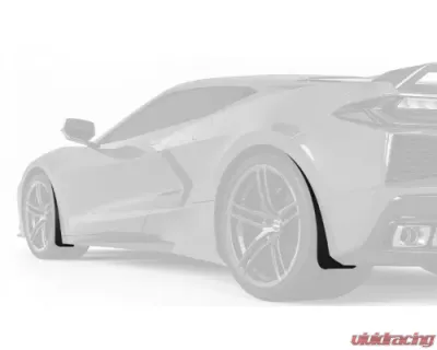 Vicrez Mud Flaps Front & Rear Chevrolet C8 Corvette Stingray 2020-2024 - vz101674-MB