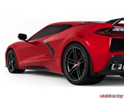 Vicrez Mud Flaps Front & Rear Chevrolet C8 Corvette Stingray 2020-2024 - vz101674-MB