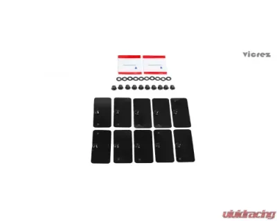 Vicrez LV Style Rear Window Louvers Scion FRS | Subaru BRZ 2013-2019 - vz101678