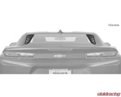 Vicrez LV Rear & Quarter Window Louvers Chevrolet Camaro 2016-2019 - vz101698