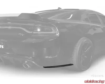 Vicrez V3R Style Rear Side Bumper Splitters Dodge Charger 2015-2020 - vz101706