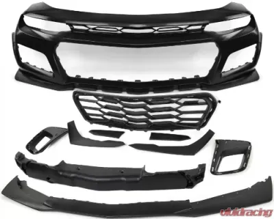 Vicrez Zl1 1LE Style Front Bumper Cover Chevrolet Camaro 2016-2018 - vz101813