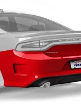 Vicrez SRT Hellcat Style Rear Bumper Dodge Charger 2015-2019                                     - vz101821 - Image 2