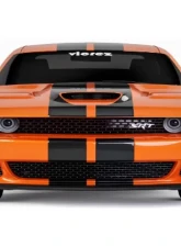 Vicrez Demon Style Front Bumper Lip Chin Dodge Challenger 2015-2021                                     - vz101823 - Image 3