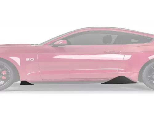 Vicrez Centa Pro Style Rocker Panel Winglets Set Ford Mustang 2015-2020 - vz101835-MB