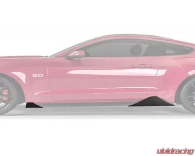 Vicrez Centa Pro Style Rocker Panel Winglets Set Ford Mustang 2015-2020 - vz101835-CFZ