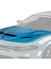 Vicrez Hellcat Style Hood w/Air Vent Scoop Dodge Charger 2015-2020                                     - vz101849 - Image 3