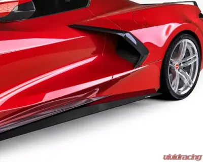 Vicrez R1 Side Skirt Splitters Chevrolet C8 Corvette Stingray 2020-2024 - vz102104