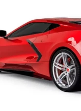 Vicrez R1 Side Skirt Splitters Chevrolet C8 Corvette Stingray 2020-2024                                     - vz102104 - Image 4