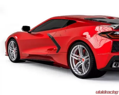Vicrez R1 Side Skirt Splitters Chevrolet C8 Corvette Stingray 2020-2024 - vz102104
