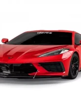 Vicrez R1 Aero Splitter Package Chevrolet C8 Corvette Stingray 2020-2024                                     - vz102105-CFZ - Image 2
