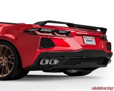 Vicrez Z51 Carbon Fiber Rear Spoiler Chevrolet C8 Corvette Stingray 2020-2024 - vz102107-FC