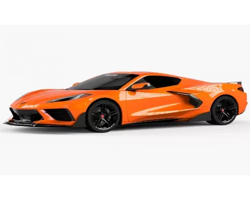 Vicrez VZR1 Full Aero Splitter Package Chevrolet C8 Corvette Stingray 2020-2024 - vz102118-CFZ
