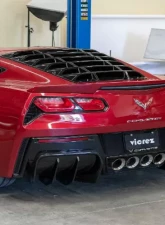 Vicrez LV Style Rear Window Louvers Chevrolet Corvette C7 2014-2019                                     - vz102121 - Image 3