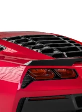 Vicrez LV Rear & Quarter Window Louvers Chevrolet Corvette C7 2014-2019                                     - vz102122 - Image 2