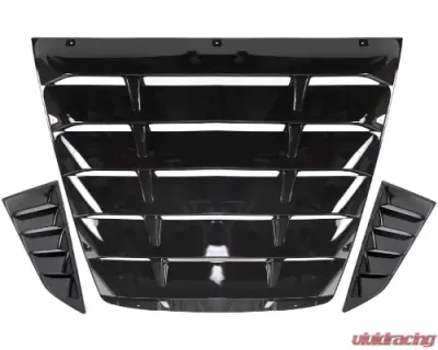 Vicrez LV Rear & Quarter Window Louvers Chevrolet Corvette C7 2014-2019 - vz102122