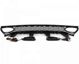 Vicrez Front Grille w/LED Lights SRT Hellcat Style Dodge Charger 2015-2020