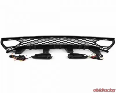 Vicrez Front Grille w/LED Lights SRT Hellcat Style Dodge Charger 2015-2020 - vz102123
