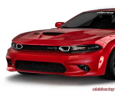 Vicrez Front Grille w/LED Lights SRT Hellcat Style Dodge Charger 2015-2020 - vz102123