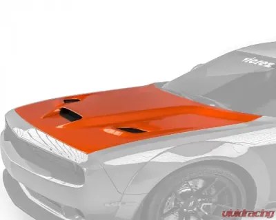 Vicrez Hood w/Air Vent Scoop Hellcat Style Dodge Challenger 2008-2020 - vz102128