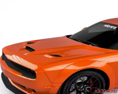 Vicrez Hood w/Air Vent Scoop Hellcat Style Dodge Challenger 2008-2020 - vz102128
