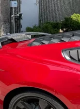 Vicrez Carbon Fiber Rear Wing Spoiler GT500 Style Ford Mustang 2015-2020                                     - vz102133 - Image 4