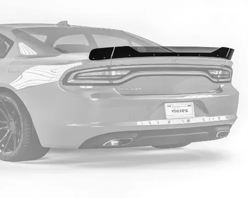 Vicrez V3R Wicker Bill for 3 Piece Spoiler Dodge Charger 2015-2020 - vz102134-GC