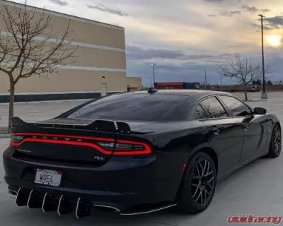 Vicrez V3R Wicker Bill for 3 Piece Spoiler Dodge Charger 2015-2020 - vz102134-MB