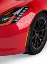 Vicrez Front Fender Trim Molding Spats Chevrolet Corvette C7 2014-2019                                     - vz102152-UC - Image 2