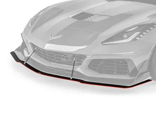 Vicrez Front Bumper Splitter ZR1 Style Chevrolet Corvette C7 2014-2019 - vz102170-UC