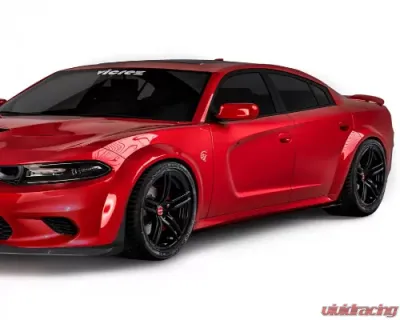 Vicrez Demon Wide Body Side Skirts Rocker Panels Dodge Charger 2015-2020 - vz102172