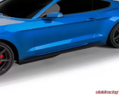 Vicrez Side Skirts Rocker Panels GT500 Style Ford Mustang 2015-2020 - vz102175