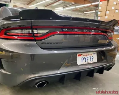 Vicrez Rear Spoiler SRT Style + Wicker Bill Dodge Charger 2011-2020 - vz102184