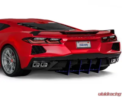 Vicrez 328LV Diffuser Chevrolet C8 Corvette Stingray 2020-2024 - vz102190-DC