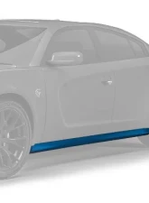 Vicrez 2020 Widebody Side Skirt Rocker Panels SRT Hellcat Style Dodge Charger 2015-2021                                     - vz102198 - Image 8
