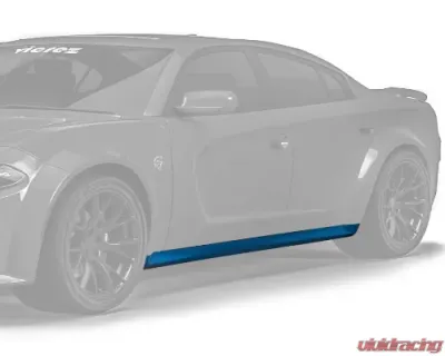 Vicrez 2020 Widebody Side Skirt Rocker Panels SRT Hellcat Style Dodge Charger 2015-2021 - vz102198