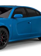 Vicrez 2020 Widebody Side Skirt Rocker Panels SRT Hellcat Style Dodge Charger 2015-2021                                     - vz102198 - Image 2