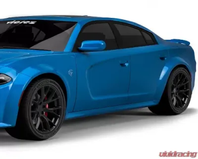 Vicrez 2020 Widebody Side Skirt Rocker Panels SRT Hellcat Style Dodge Charger 2015-2021 - vz102198