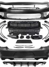 Vicrez 2020 Widebody Kit SRT Hellcat Style Dodge Charger 2015-2021                                     - vz102199 - Image 7