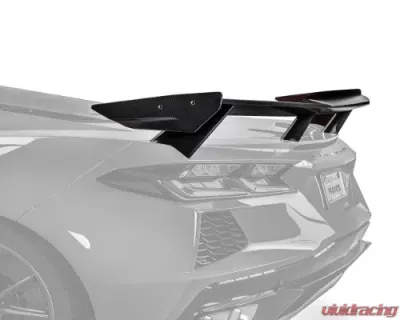 Vicrez High Wing Carbon Fiber Rear Spoiler Chevrolet C8 Corvette Stingray 2020-2024 - vz102208