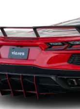 Vicrez High Wing Carbon Fiber Rear Spoiler Chevrolet C8 Corvette Stingray 2020-2024                                     - vz102208 - Image 2
