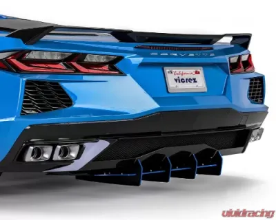 Vicrez 160LV Rear Diffuser Chevrolet Corvette C8 2020-2024 - vz102209-CFZ