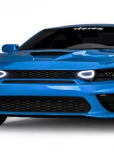 Vicrez Front Grille w/ LED Snorkel Lights Dodge Charger 2020-2021                                     - vz102229 - Image 2