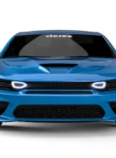 Vicrez Front Grille w/ LED Snorkel Lights Dodge Charger 2020-2021                                     - vz102229 - Image 3