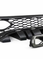 Vicrez Front Grille w/ LED Snorkel Lights Dodge Charger 2020-2021                                     - vz102229 - Image 4