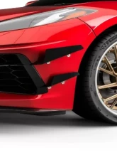 Vicrez 4VR + 3VR Front Bumper Canards Chevrolet C8 Corvette Stingray 2020-2024                                     - vz102246-SB - Image 2