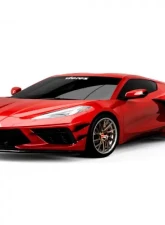 Vicrez 4VR + 3VR Front Bumper Canards Chevrolet C8 Corvette Stingray 2020-2024                                     - vz102246-SB - Image 4